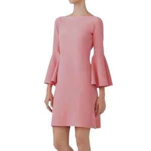 LA PETITE ROBE DI CHIARA BONI PINA IVA PINK BELL SLEEVES MINI DRESS SIZE 6